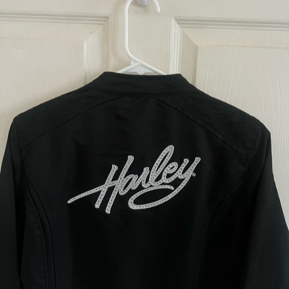 NWT Harley Davidson Water Resistant Biker
Moto Riding Jacket Crystals M - Picture 11 of 13